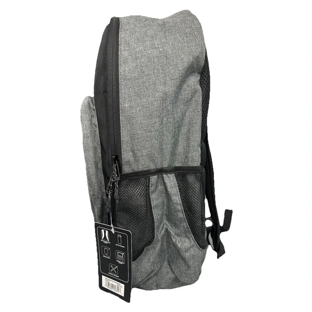 DC Shoes Unisex's Locker‎ 3 Backpack 23 Liter Dark Gray Padded Laptop Sleeve New